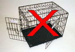 Not accepted animal cage